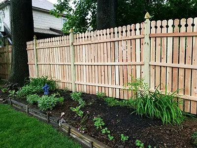 average cedar fence