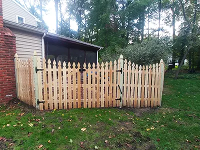 basic cedar fence