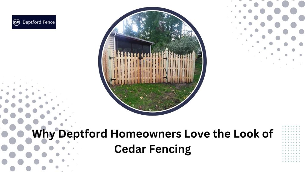 Blog 4 Why Deptford Homeowners Love the Look of Cedar Fencing