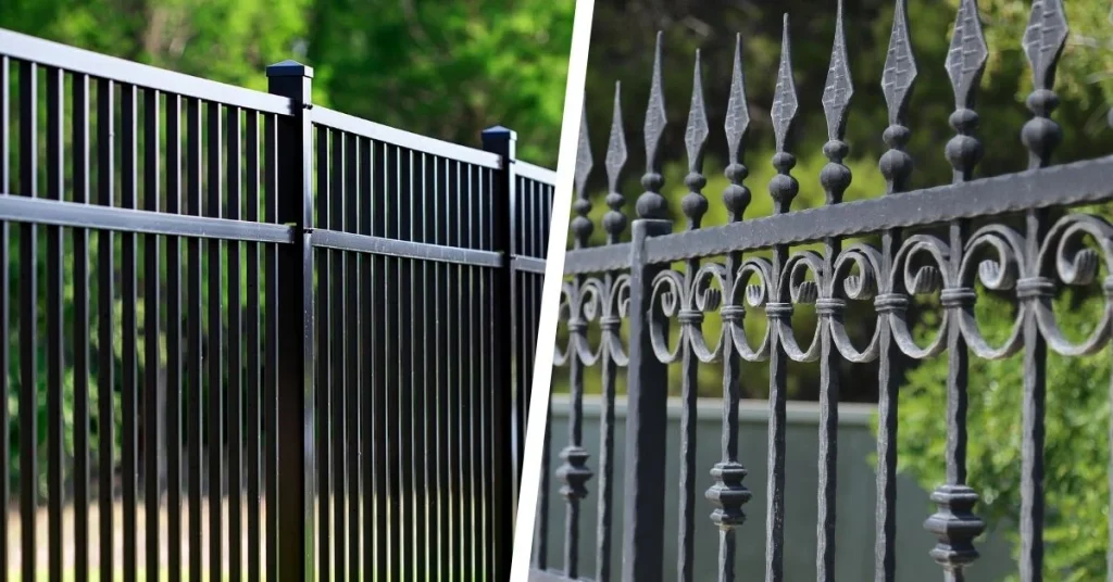 Aluminum Fence vs Wrought Iron in Woodbury NJ